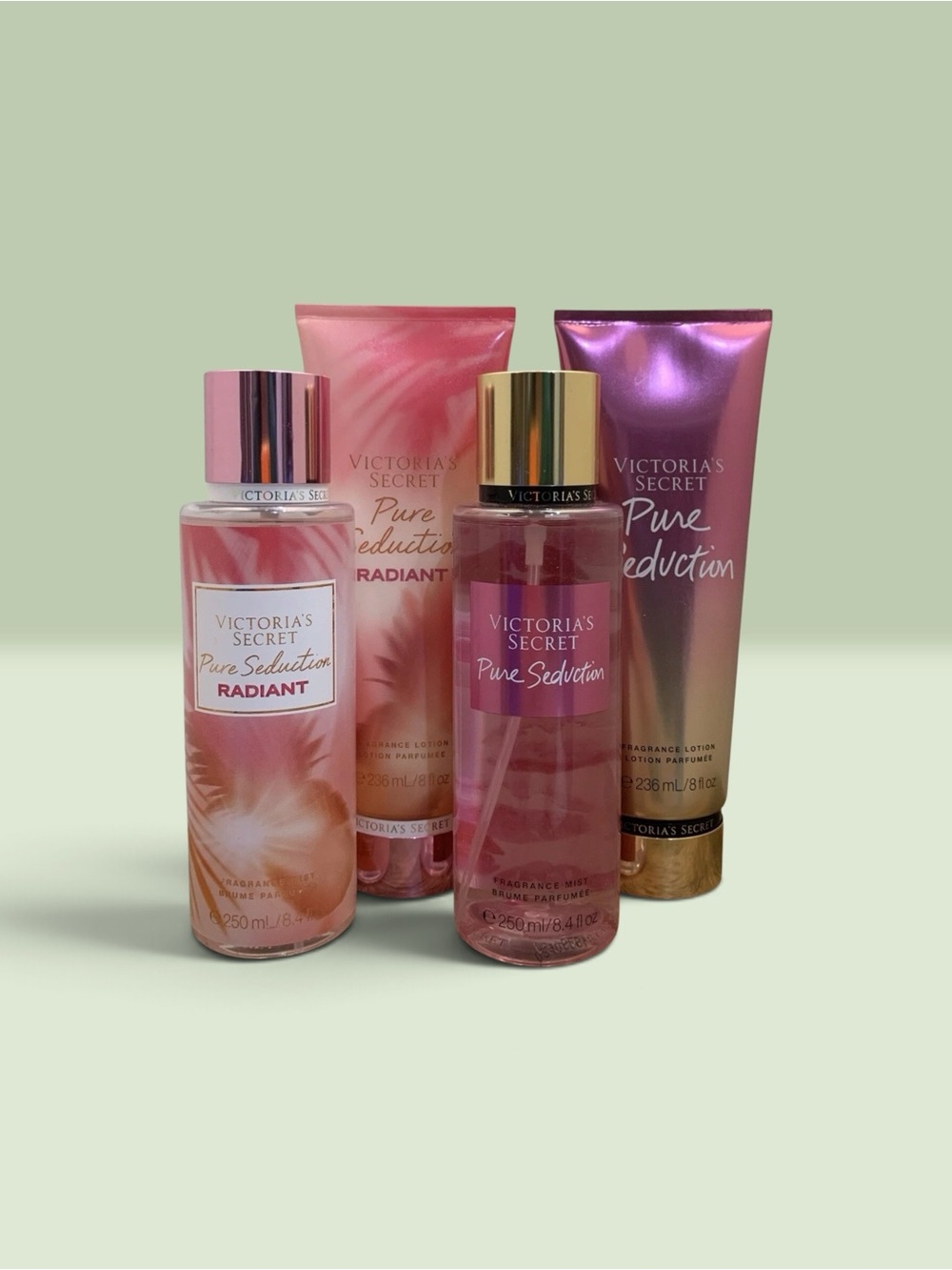 Victoria's Secret PURE SEDUCTION RADIANT + PURE SEDUCTION Fragrance Mist Duo